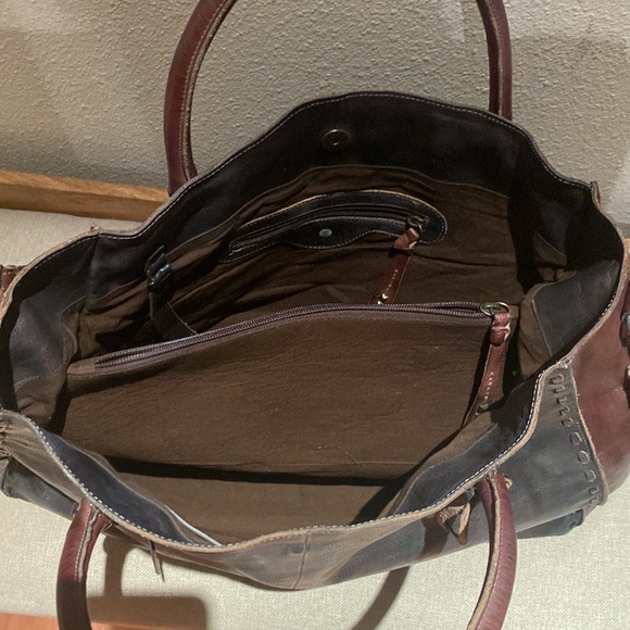 Bed Stu Dark Brown Leather Tote Bag - Picture 11 of 16